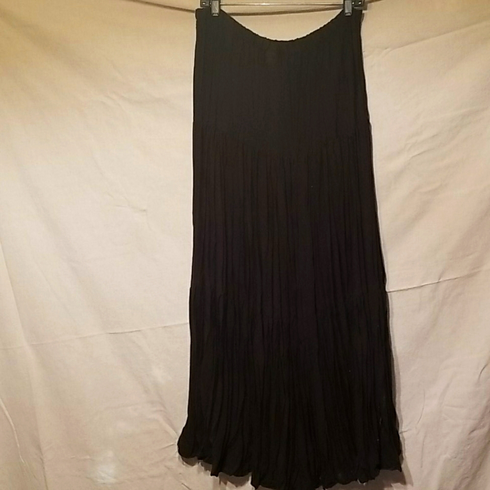 Black cotton skirt